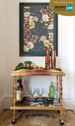 Eve Gold Drinks Trolley