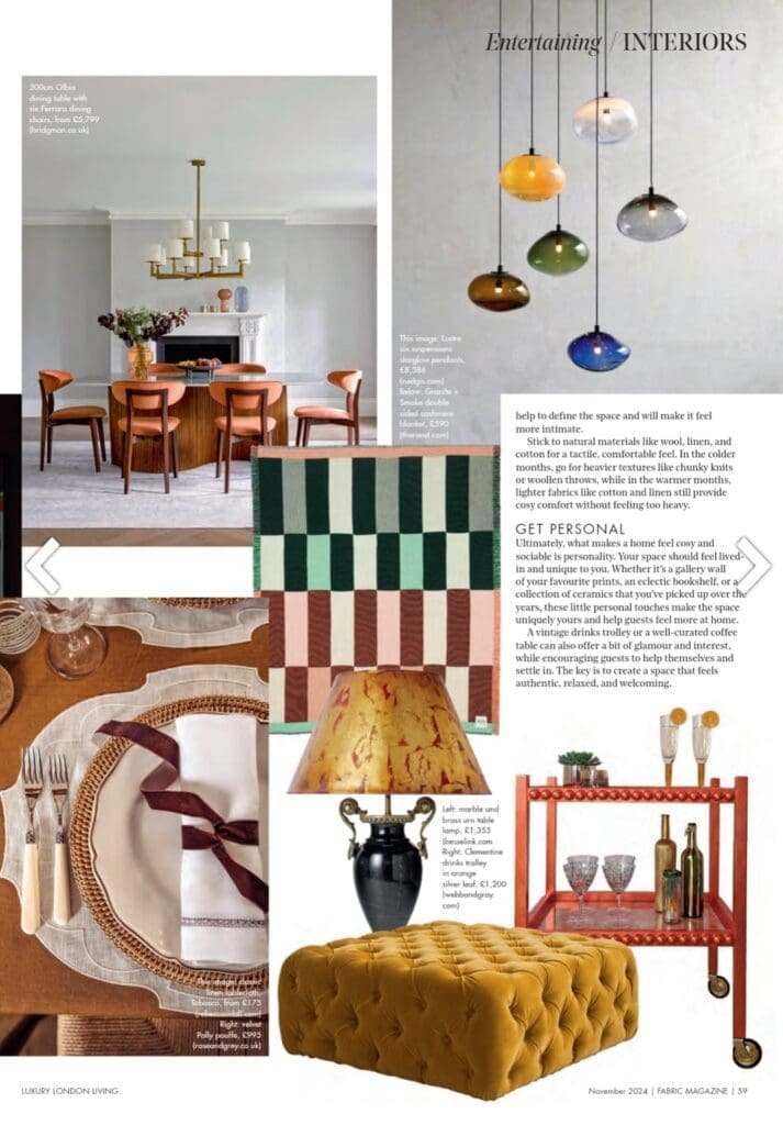 Fabric magazine Clementine trolley Fabric magazine feature 2024