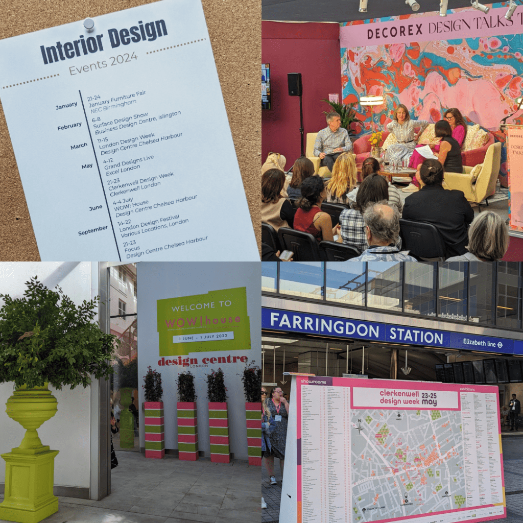 Interior Design Events 2024 blog post collage