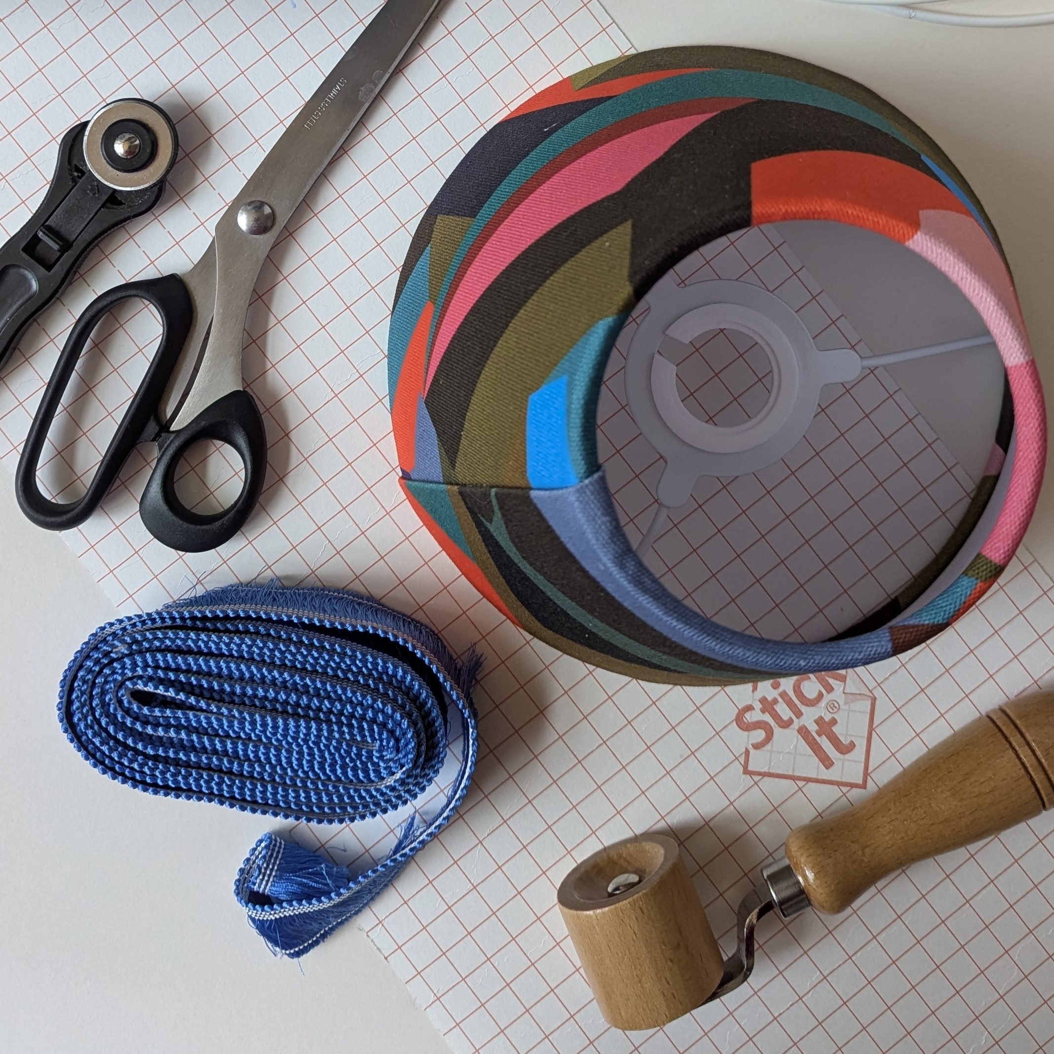 lampshade making tools and equipment