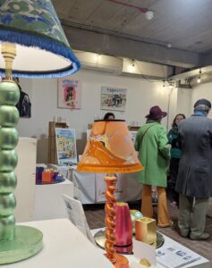 Colourful visitors to Brighter Days craft fair at Pie Factory Margate April 2026