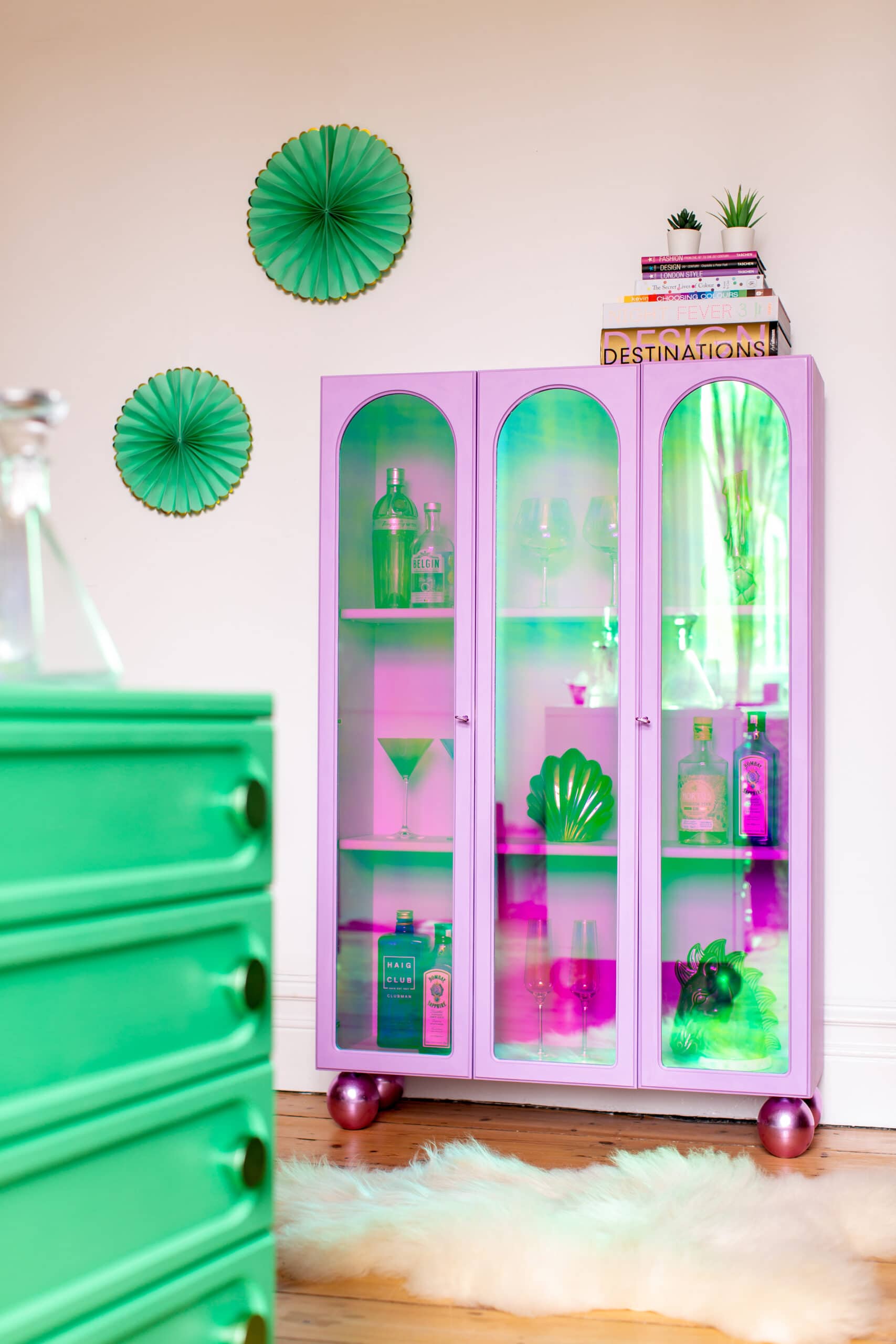 Patricia and Miriam Patricia Iridescent Drinks Cabinet