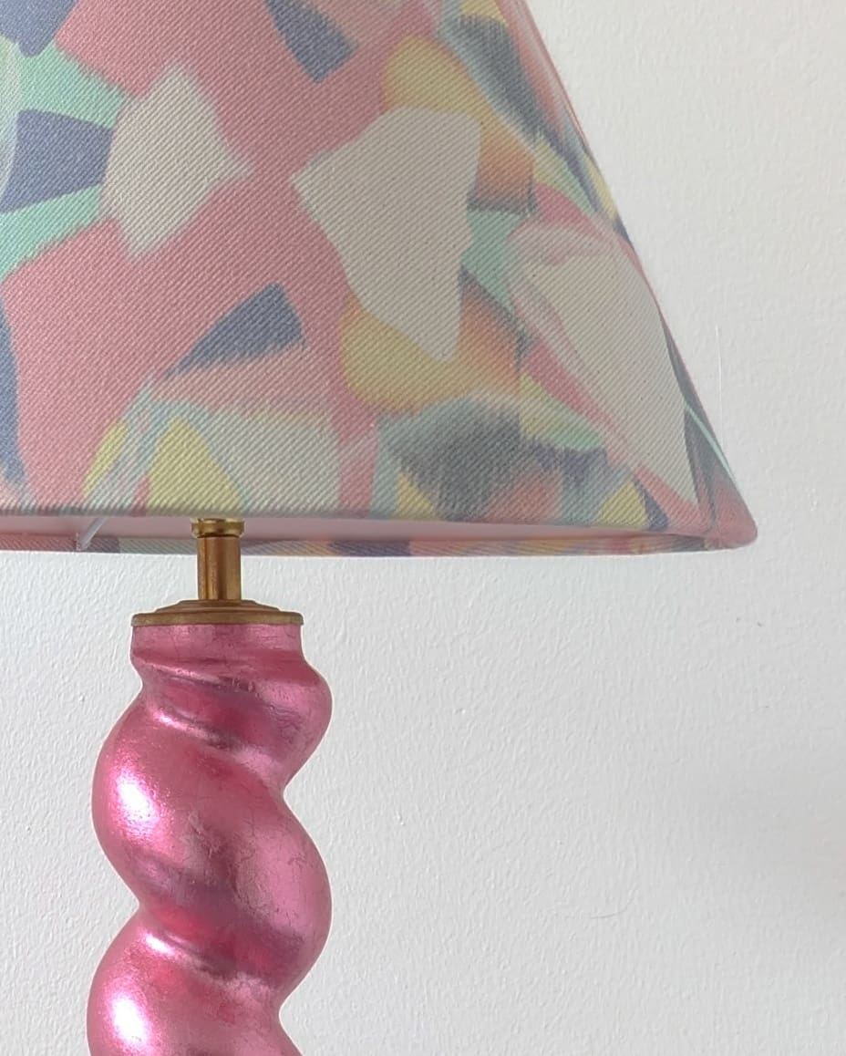 Pink Twist Table Lamp - Image 4