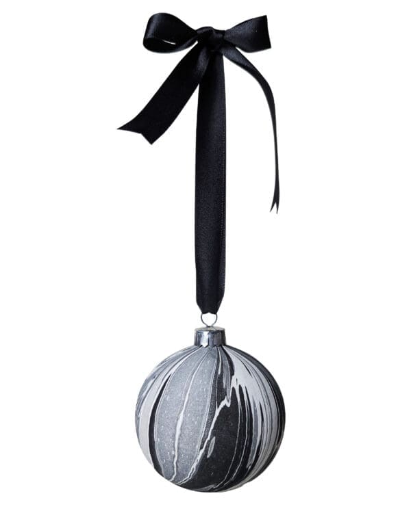 Luxury Marbled Christmas Bauble | Bleak Midwinter
