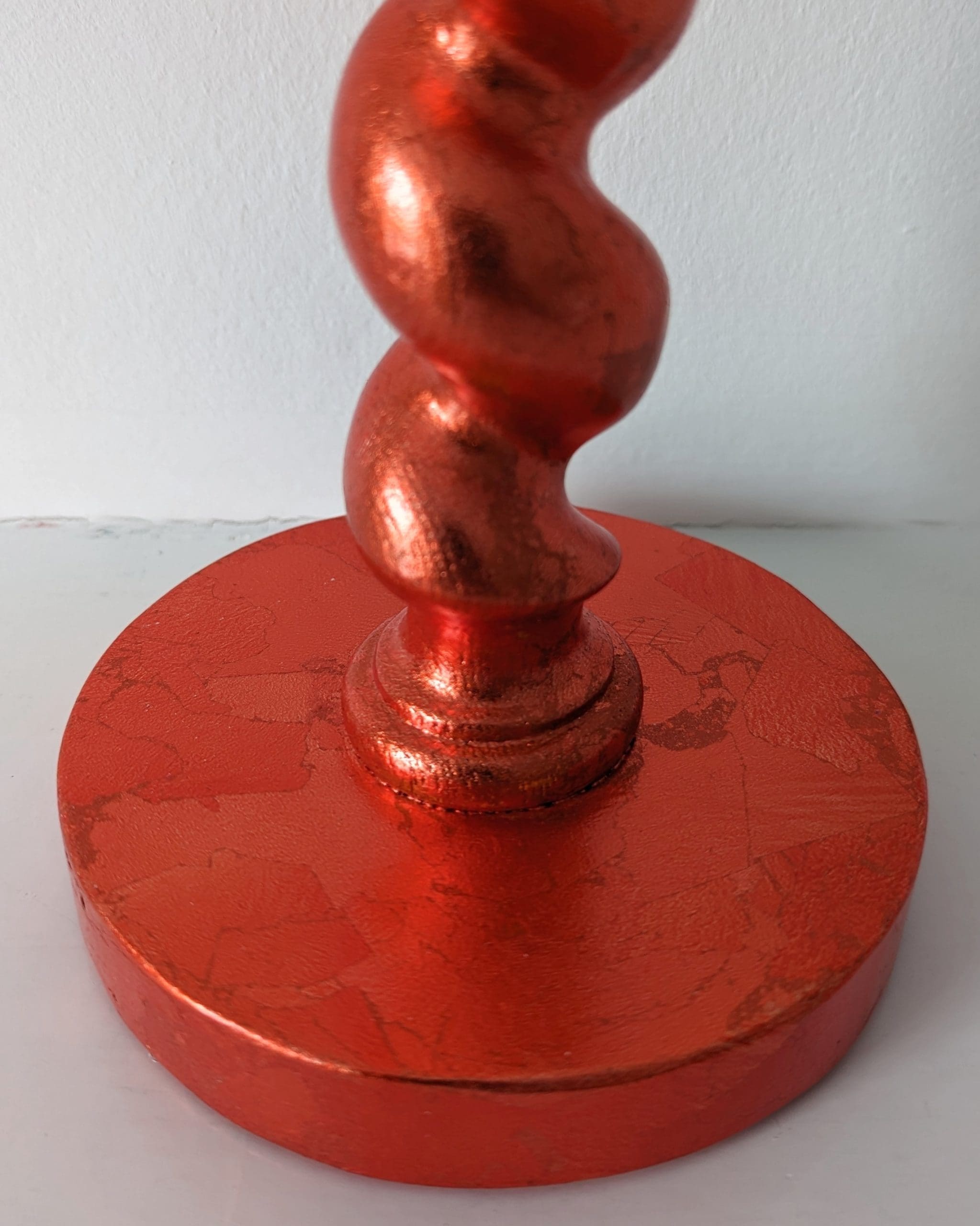 Orange candlesticks base detail